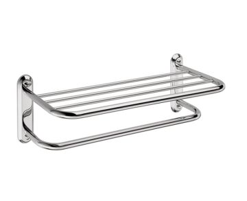 25 po porte-serviettes à deux niveaux HOTEL 8281521 nickel poli