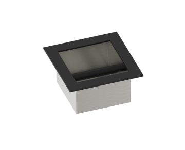 Recessed porte-papier hygiénique HOTEL 828159 noir mat
