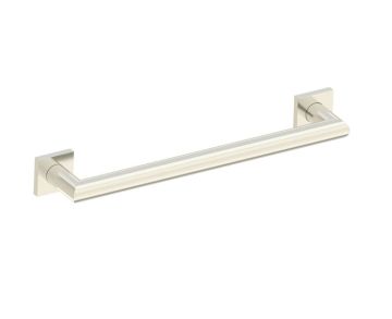 barre d'appui chanfreinée avec rosaces carrées série 9600 18 po 8289618 nickel brossé