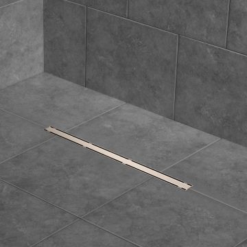 Drain minimaliste complet en inox 42 po inox