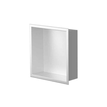 Niche murale de douche Ally 12 po x 12 po blanc mat