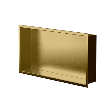 Niche murale de douche Andy 12 po x 24 po PVD or