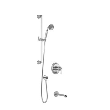 PB2 Ensemble de douche Rustik 60 po Chrome