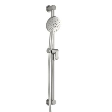 Ensemble douchette à main 2 fonctions avec rail et boyau flexible en Pvc de Accent 60 po Nickel pur PVS