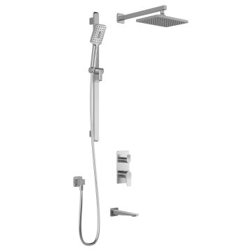TD3 Ensemble de douche Moroka 1/2 po Chrome