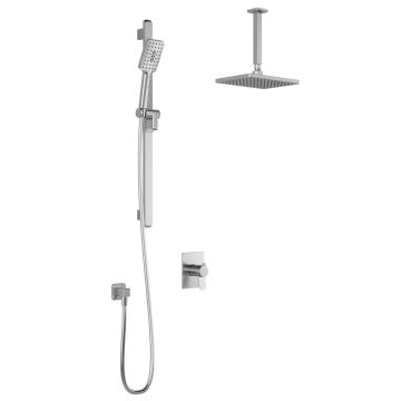 TCD1 Ensemble de douche Moroka 60 po Chrome