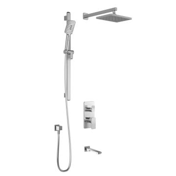 TD3 Système de douche thermostatique Kareo (Sans valve) 1/2 po Chrome