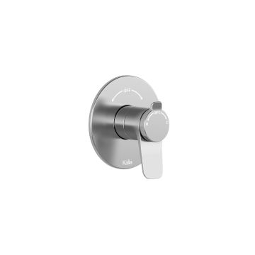 Plus/Premia Valve coaxiale Moroka 1/2 po de type T/P Aquatonik avec sélecteur intégré 2 voies Chrome