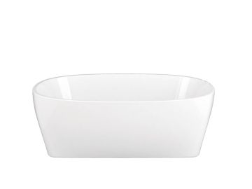 Baignoire autoportante Chilko 57 po avec Aéromassage blanc