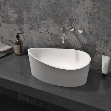 Lavabo Evoque 24 po x 15 po en blanc mat