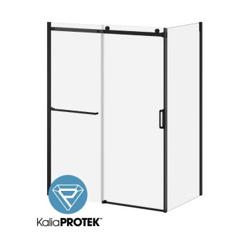 Porte de douche coulissante K3 60 po x 77 po avec panneau de retour 36 po