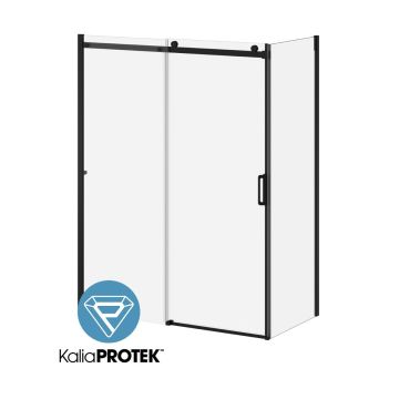 Porte de douche coulissante K3 60 po x 77 po avec panneau de retour 32 po