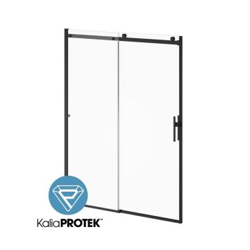 Porte de douche coulissante 60 po x 77 po Koncept Evo Noir mat