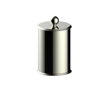 Large Size Bathroom Vanity Countertop Canister FLORENCE KCT-RD-O-L nickel poli