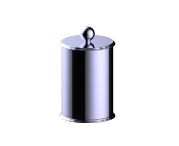 Large Size Bathroom Vanity Countertop Canister FLORENCE KCT-RD-O-L chrome poli