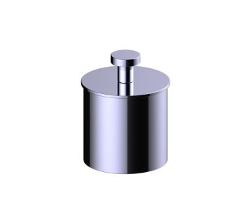 Small Size Bathroom Vanity Countertop Canister OSLO KCT-RD-T-S chrome poli