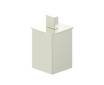 Large Size Bathroom Vanity Countertop Canister BERLIN KCT-SQ-L nickel poli