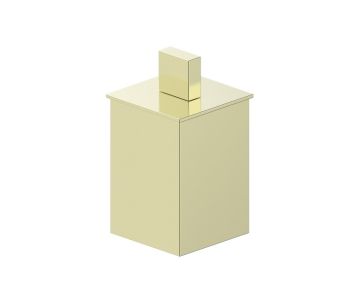 Large Size Bathroom Vanity Countertop Canister BERLIN KCT-SQ-L laiton brossé