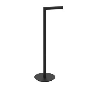 porte-papier hygiénique rond autoportant KFS-RD-TP noir mat