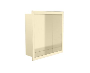 niche de douche en saillie 12 po x 12 po Niches de douche KSN-BE1212 laiton brossé