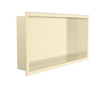 niche de douche en saillie 12 po x 24 po Horizontal Niches de douche KSN-BE1224 laiton brossé