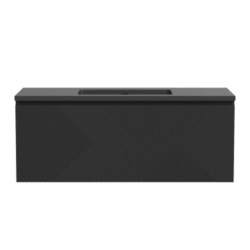 Meuble-lavabo Omaha 48" Noir jais