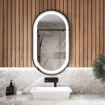 Miroir à éclairage Del pour salle de bain Effect 22 po