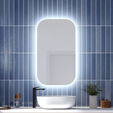 Miroir à éclairage DEL pour salle de bain Eclipse 22 po