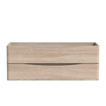Meuble vanité double Fiori 48" Chêne blanc