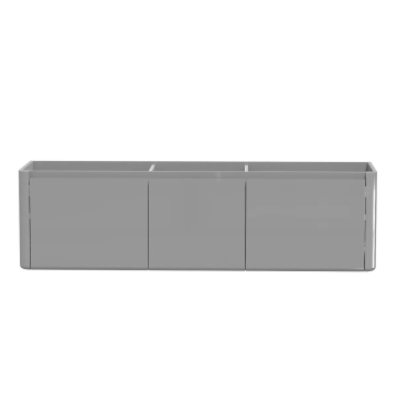 Meuble vanité Luna 71" Gris laqué