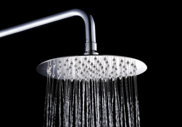 Tête de pluie ronde O-WET-RD12-BK 12 po noir mat