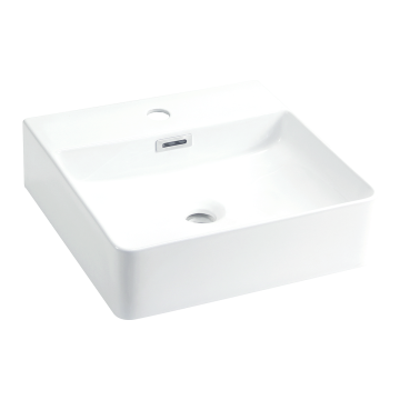 Vasque O B16 blanc mat en porcelaine vitrifiée