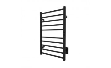 Chauffe-serviettes Rock II en acier inoxydable noir mat