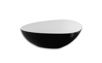 Baignoire autoportante Riva ll 63 po noir mat