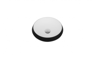 Lavabo semi-encastré Carribbean 15 po noir mat