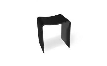 Banc de douche Europa ll noir mat