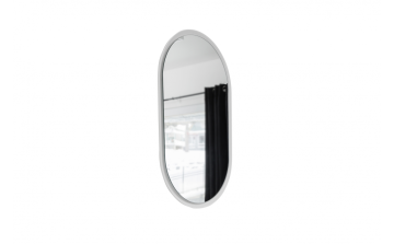 Miroir LED Bengale l blanc mat