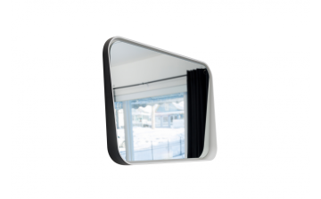 Miroir LED Nautilus ll noir mat