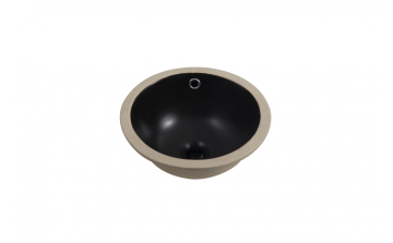 Lavabo sous comptoir Botha ll 14 po noir mat