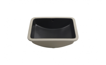 Lavabo sous comptoir Cyana ll 18 po noir mat