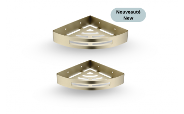 Tablettes en coin Austral en acier inoxydable