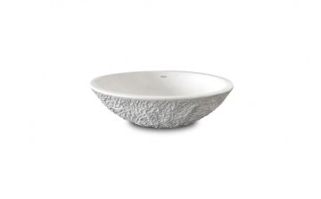 Lavabo vasque Aube l 16 po blanc mat