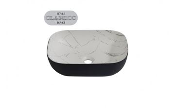 Lavabo vasque Perma Nero 18 po noir mat