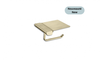 Tablette porte-papier de toilette murale Vasco en acier inoxydable