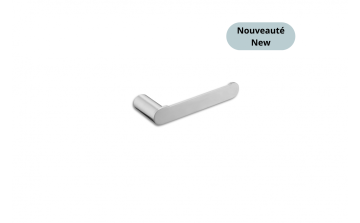 Porte-papier de toilette mural Nano Nova en acier inoxydable