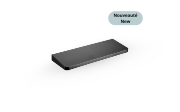 Tablette murale Nano Muse en acier inoxydable