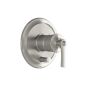 Finition pour valve à pression équilibrée Rustik 3/4 po Nickel pur PVS