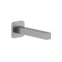 Bec de bain mural carré ½" cuivre «Slip fit» ou entrée d’eau mâle ½npt 3 po Nickel pur PVS