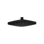 Tête de pluie carrée Sobrio de 195 mm (7 11/16 po) Noir mat