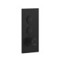 Finition pour valve Accent 1/2 po de type T/P Aquatonik™ à boutons-poussoirs 2 voies Noir mat